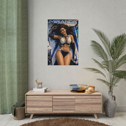 Miranda Lawson Mass Effect Poster Wall Art Character Room Decor Collectible Prin