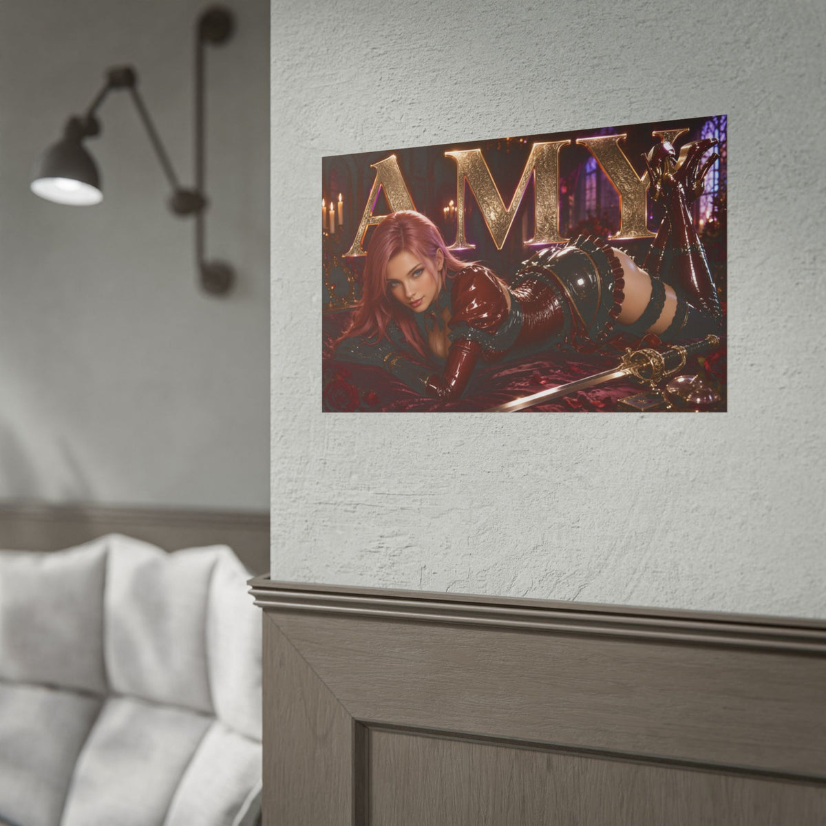 Game Room Decor Amy Sorel Soulcalibur Poster Gaming Wall Art Character Print