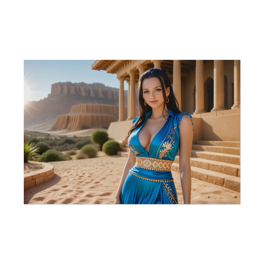 Настінний художній плакат Вайфу | Аніме-принт Боа Хенкок для декору в стилі піратського фентезі