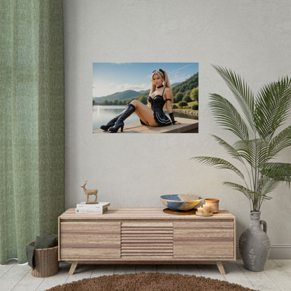 Аніме-постер Міси Амане | Готичний настінний декор в стилі вайфу для кімнати отаку