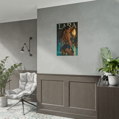 Lara Croft Tomb Raider Poster PC Gaming Wall Decor Bedroom Art Collector Gift