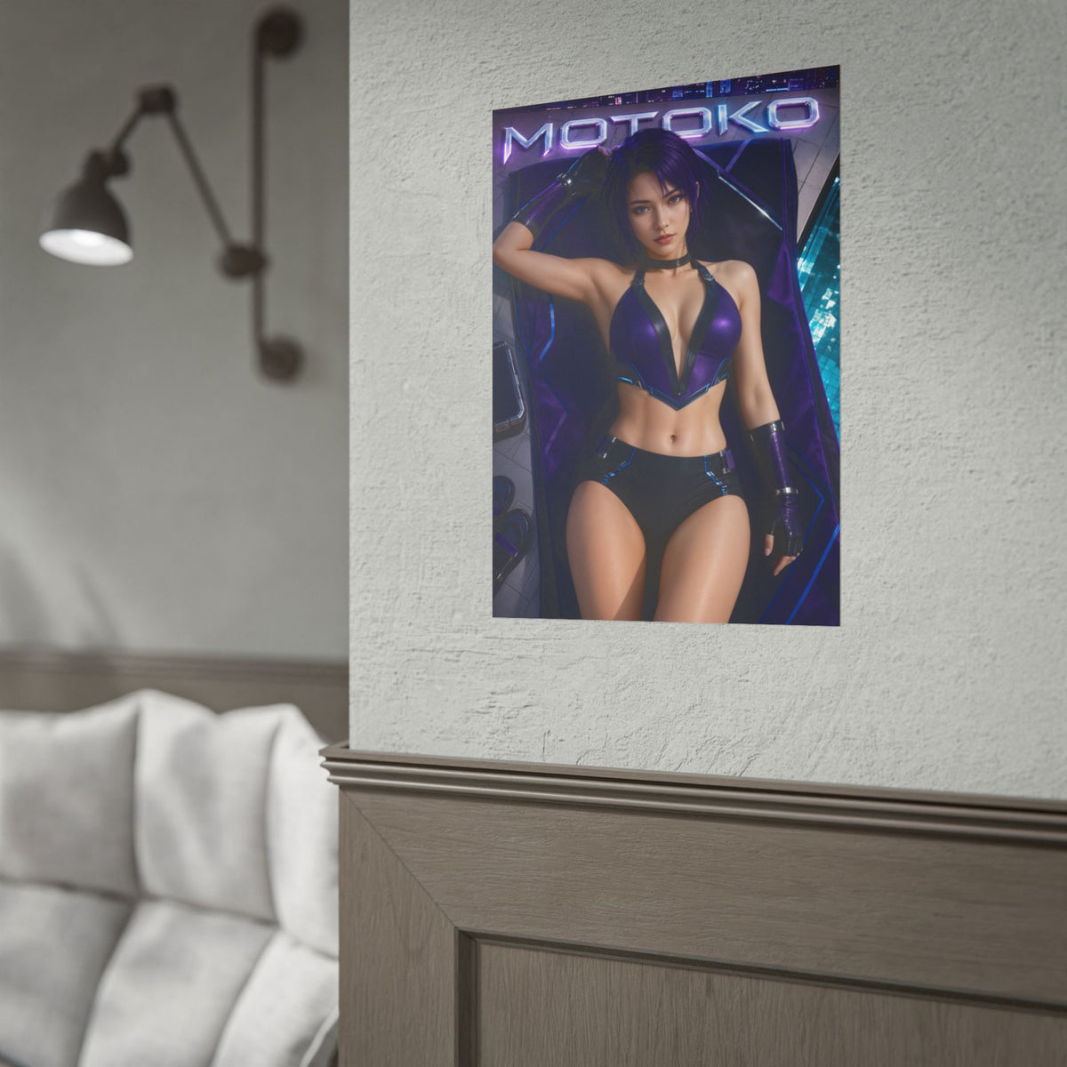 Motoko Kusanagi Ghost in the Shell Poster Wall Art Character Room Decor Collecti