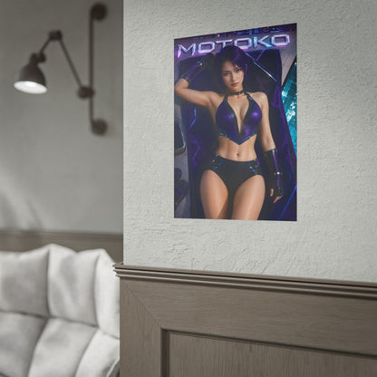 Motoko Kusanagi Ghost in the Shell Poster Wall Art Character Room Decor Collecti