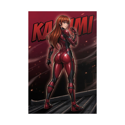 Kasumi Poster, Dead or Alive Wall Art, Combat Girl Print, Fighting Game Decor, Gamer Room Wall Art, Gift