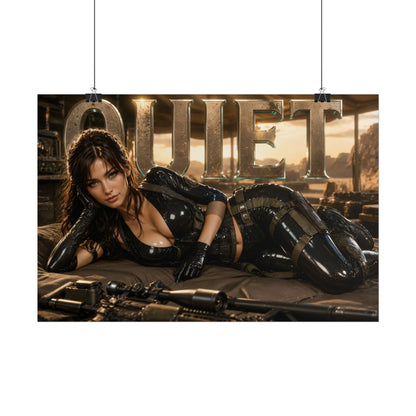 Game Room Decor Quiet Metal Gear Poster Gaming Wall Art Character Print