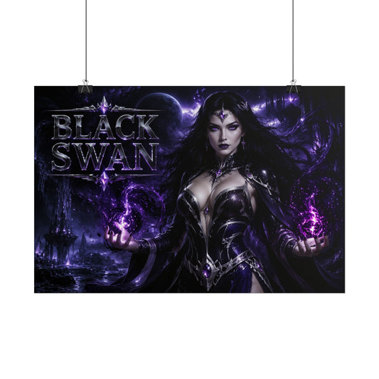 Manga Style Wall Art Black Swan Honkai Star Rail Anime Poster Bedroom Room Decor