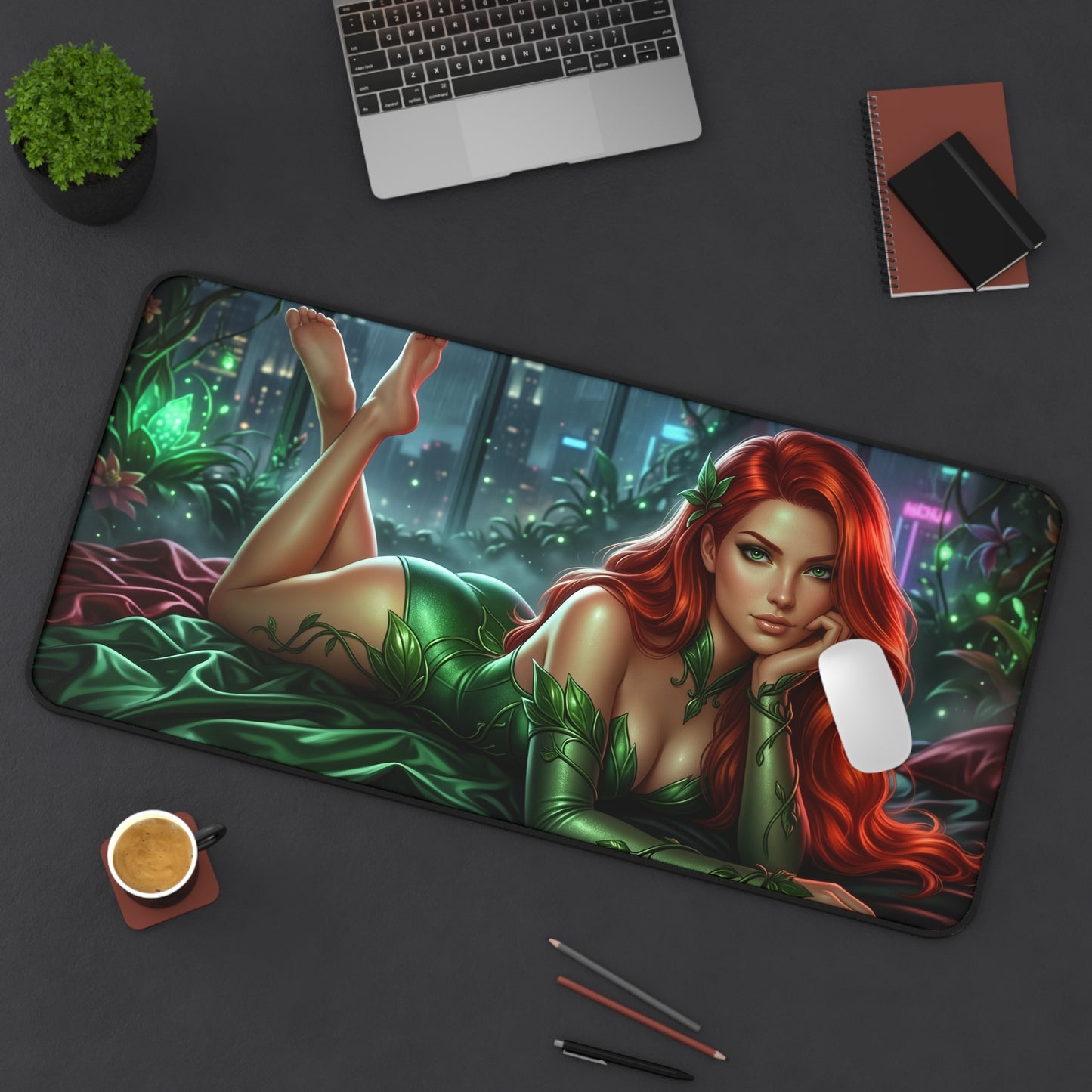 DC Comics Mouse Pad, Poison Ivy Desk Mat, Anime Decor