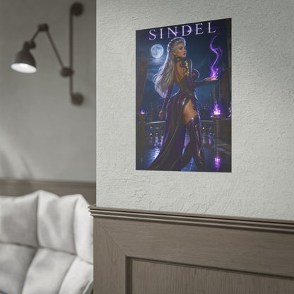 Mortal Kombat Sindel Poster Edenian Queen Wall Art Print Decor