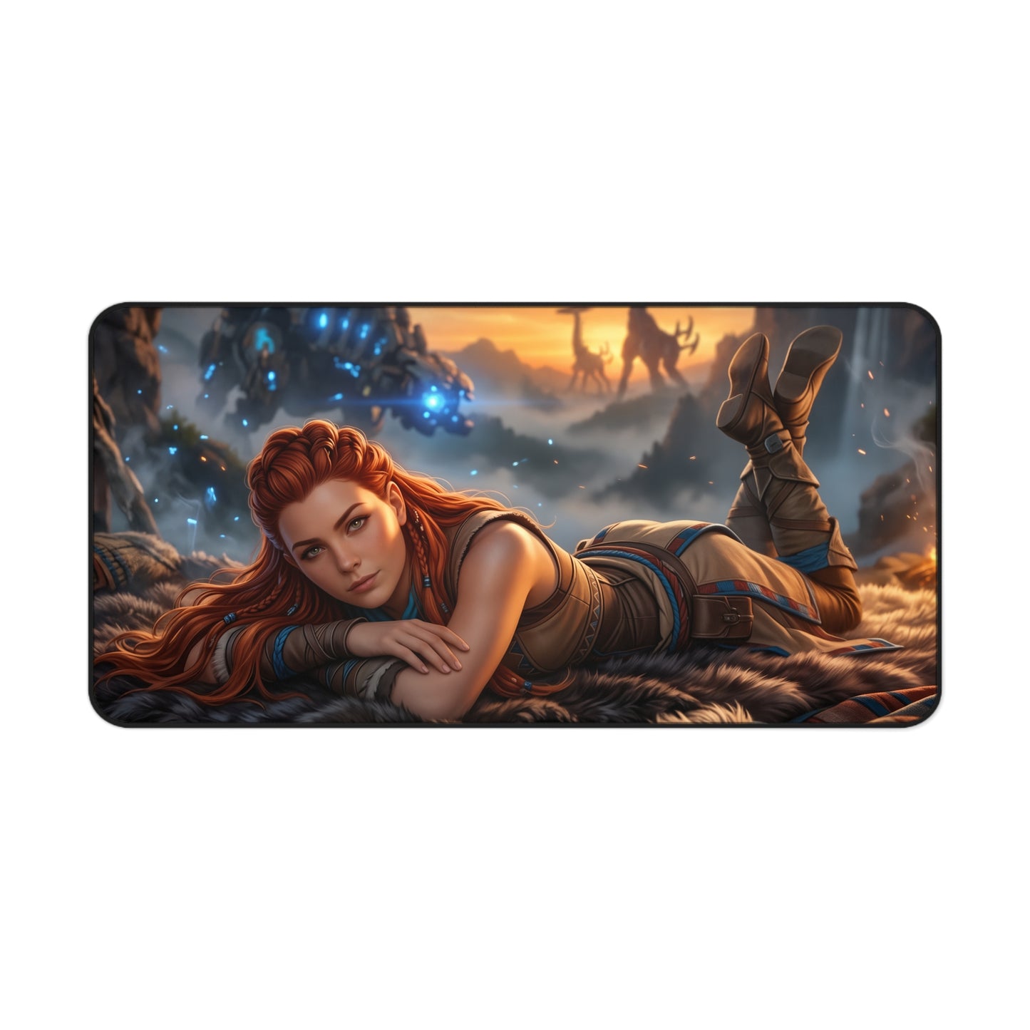 Horizon Mouse Pad, Aloy Desk Mat, Gamer Gift XXL