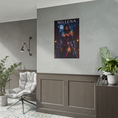 Mortal Kombat Mileena Poster MK Wall Art Print Decor