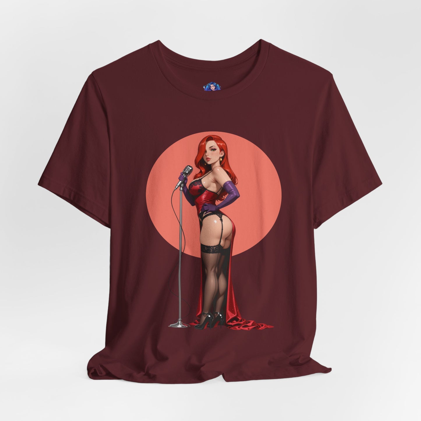 Jessica Rabbit T-Shirt | Kultiges Cartoon-Diva-Shirt für Fans &amp; Sammler | Glamouröses Waifu-Shirt