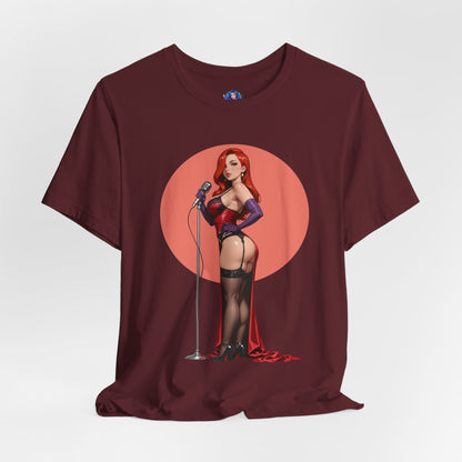 Jessica Rabbit T-Shirt | Kultiges Cartoon-Diva-Shirt für Fans &amp; Sammler | Glamouröses Waifu-Shirt