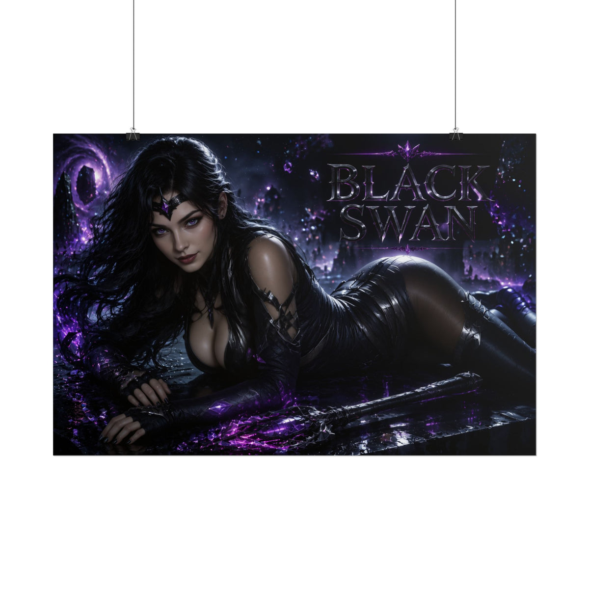 Manga Style Wall Art Black Swan Honkai Star Rail Anime Poster Bedroom Room Decor