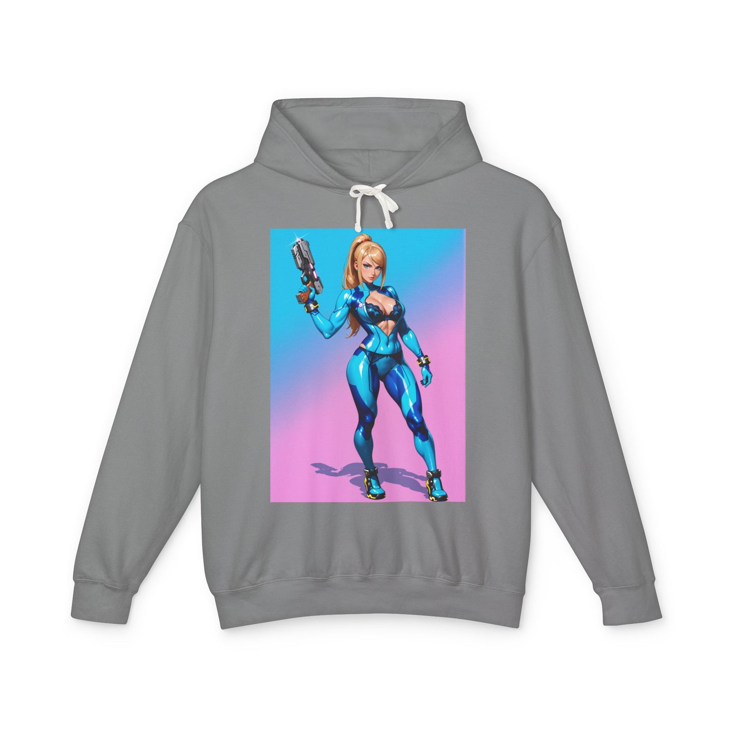 Худі Самус Аран | Худі в нульовому костюмі героїні | Пуловер у стилі аніме з науковою фантастикою