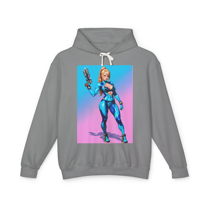 Худі Самус Аран | Худі в нульовому костюмі героїні | Пуловер у стилі аніме з науковою фантастикою