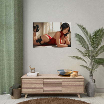 Постер героїні аніме | Настінне мистецтво Ади Вонг Вайфу для колекціонерів та декор отаку