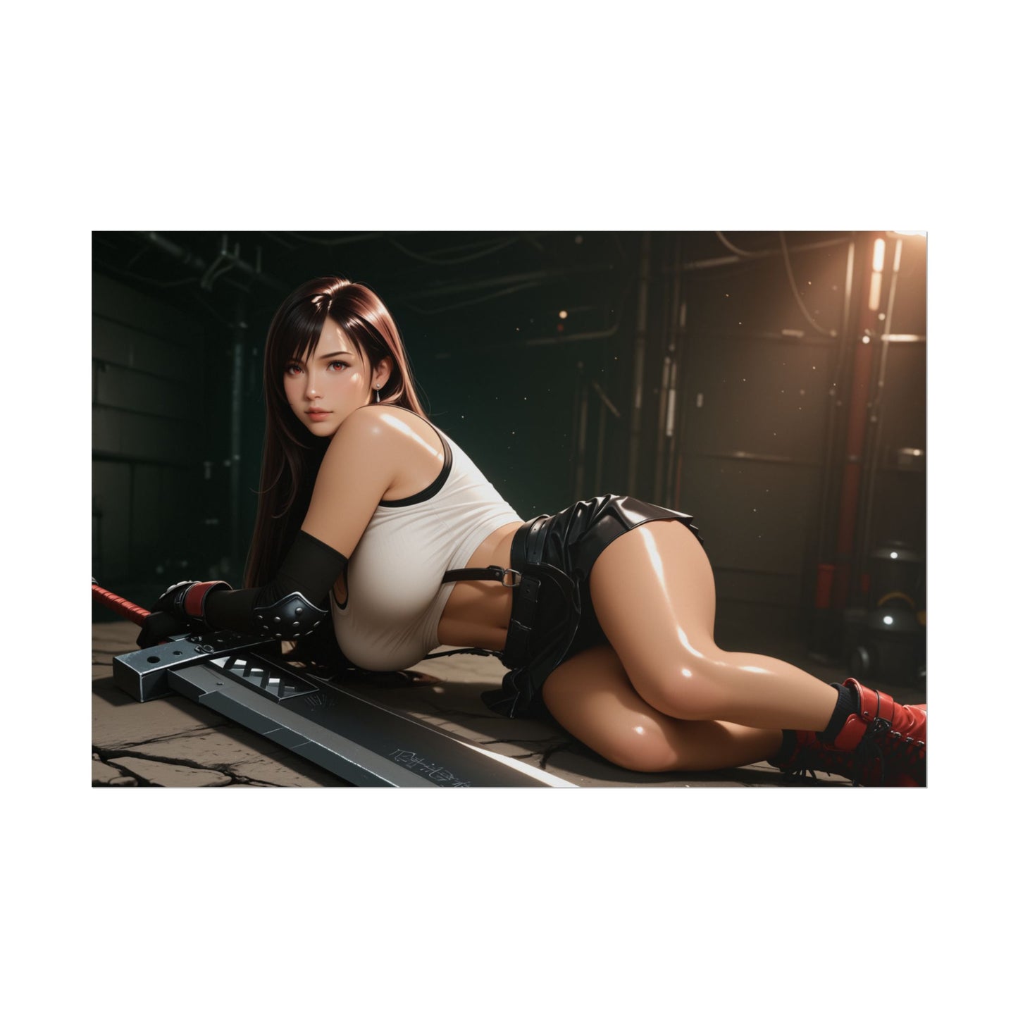 Аніме-постер Тіфи Локхарт | Настінне мистецтво Вайфу для кімнати отаку або ігрової конфігурації