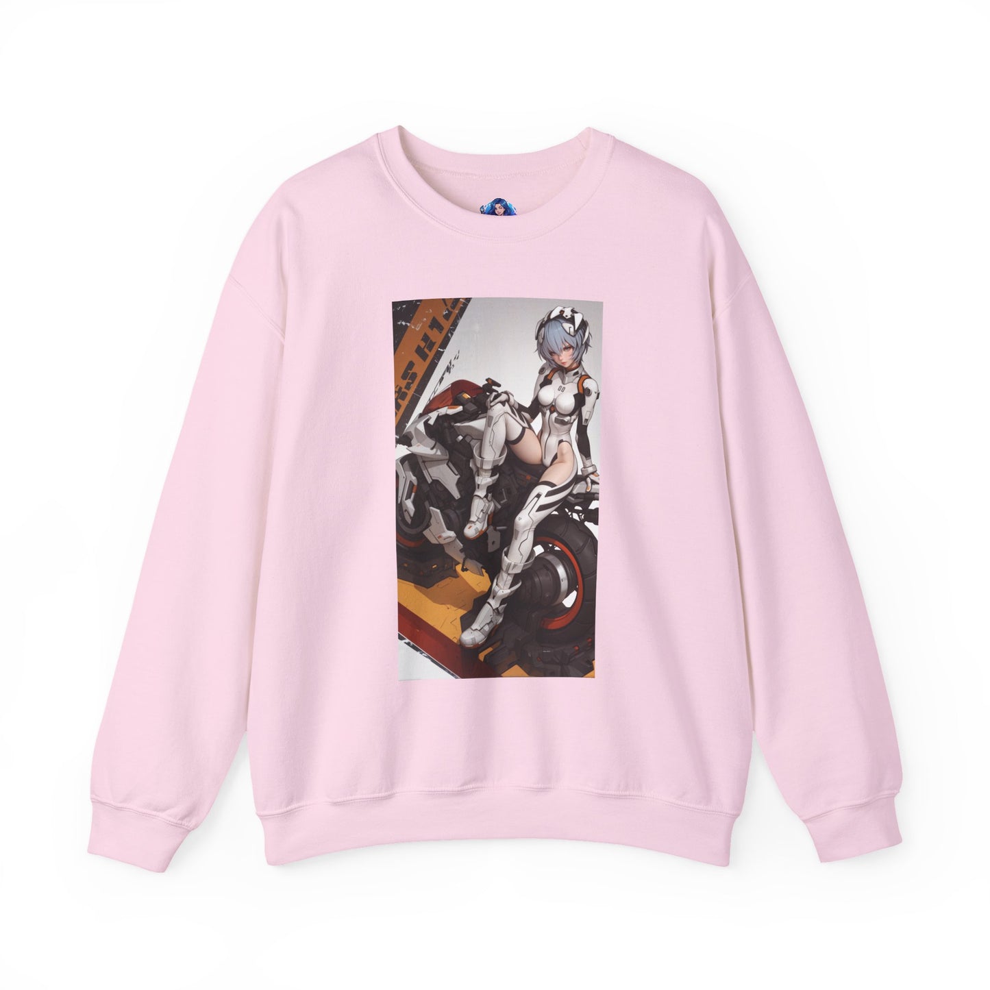 Rei Ayanami Sweatshirt, Evangelion Crewneck, Minimalist Anime Streetwear for Fans