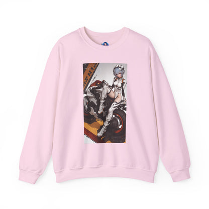 Rei Ayanami Sweatshirt, Evangelion Crewneck, Minimalist Anime Streetwear for Fans