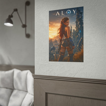 Aloy Horizon Poster, Gaming Wall Art, Adventure Print, Gamer Decor