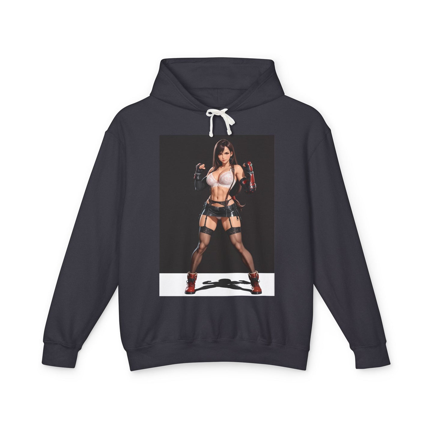 Tifa Lockhart Hoodie | Kampfsportheldin Hoodie | Anime-Kämpferin Pullover