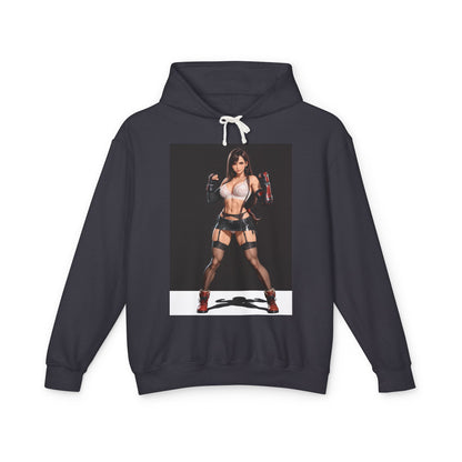 Tifa Lockhart Hoodie | Kampfsportheldin Hoodie | Anime-Kämpferin Pullover