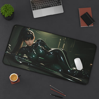 Eve-Schreibtischunterlage, Stellar Blade Game Girl-Mauspad, futuristisches Cyber ​​Warrior-Schreibtisch-Setup