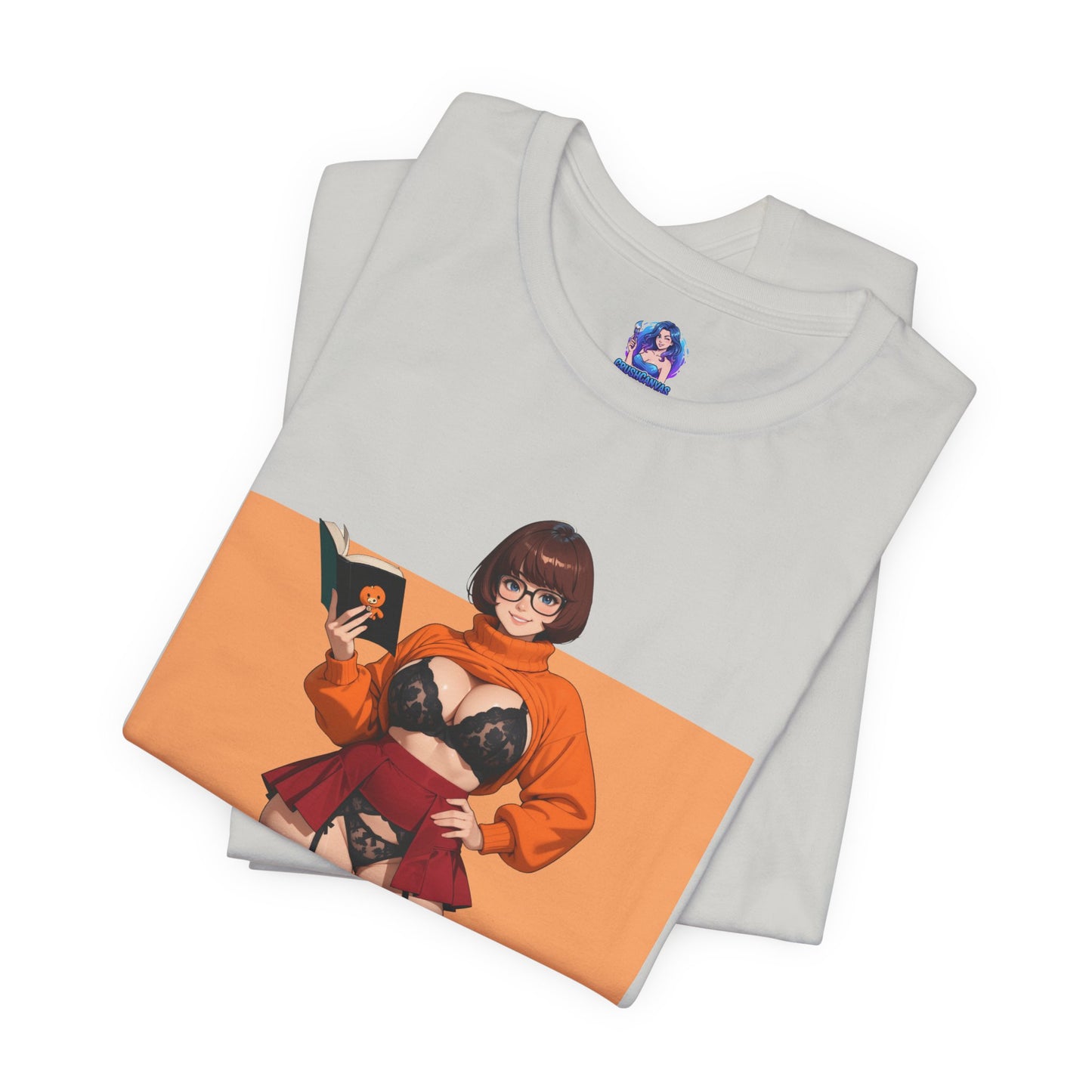 Velma Grafik-T-Shirt | Süßes Nerd-Girl-T-Shirt für Otakus und Retro-Fans | Smart-Heroine-Shirt
