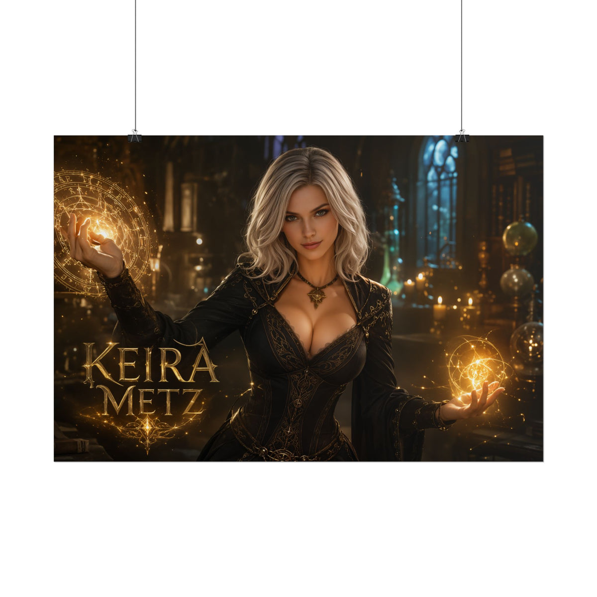 Keira Metz Character Poster The Witcher Fantasy Room Wall Decor Collectible Art