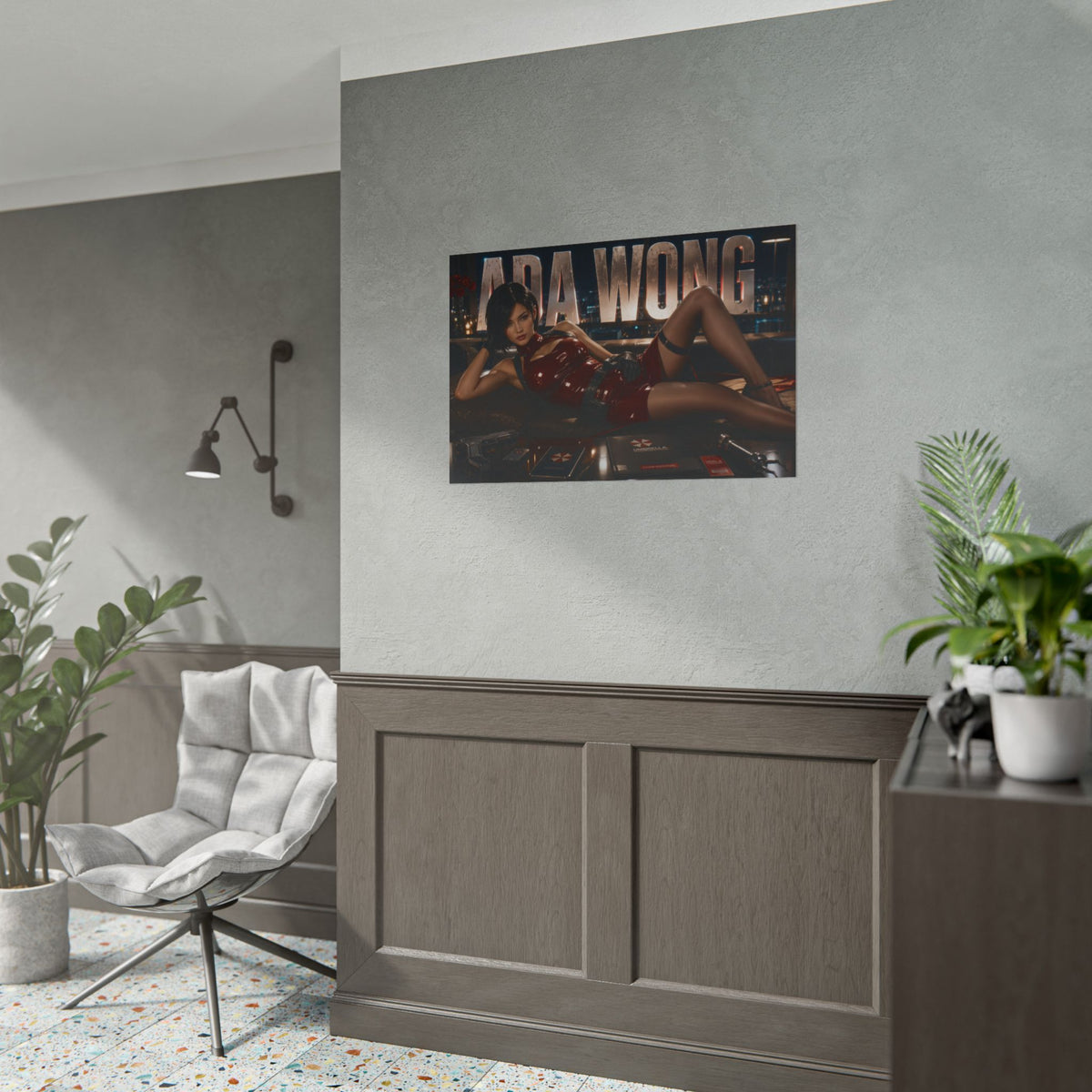 Ada Wong Resident Evil Poster Gaming Wall Art Gamer Room Decor Collectible Print