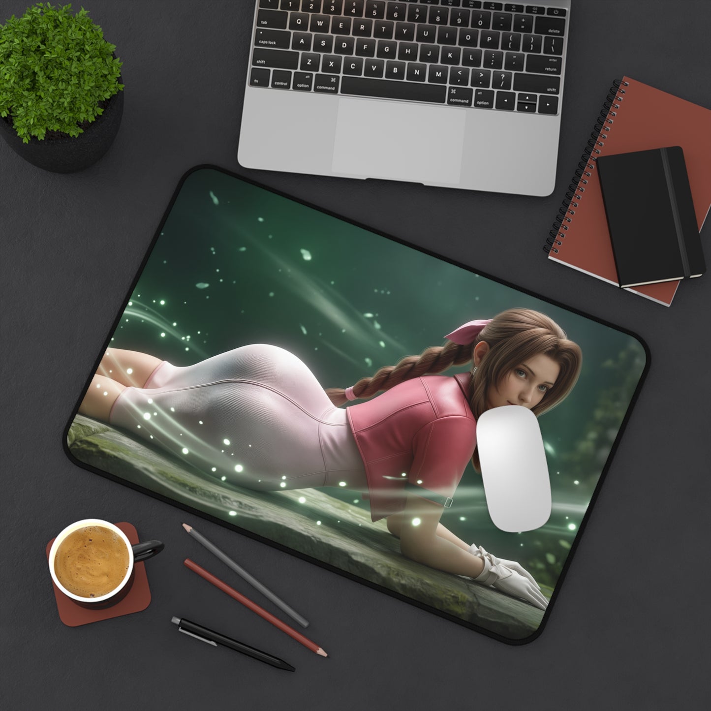 Final Fantasy Mouse Pad, Aerith Desk Mat, Gamer Gift
