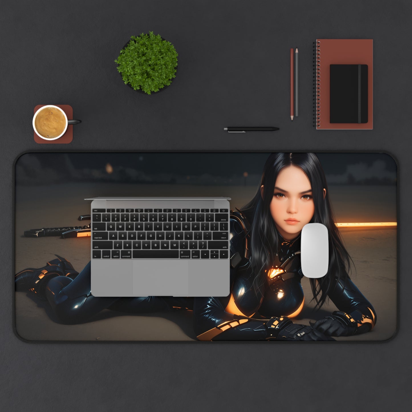 Килимок для столу Tachy, килимок для миші Stellar Blade Game Heroin, футуристичний ігровий стіл