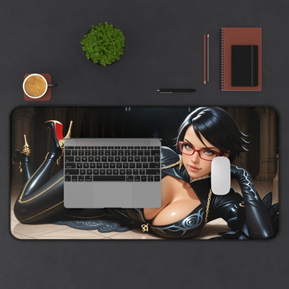 Килимок для столу Bayonetta, килимок для миші з героїнею фентезійних бойовиків, стильний ігровий стіл