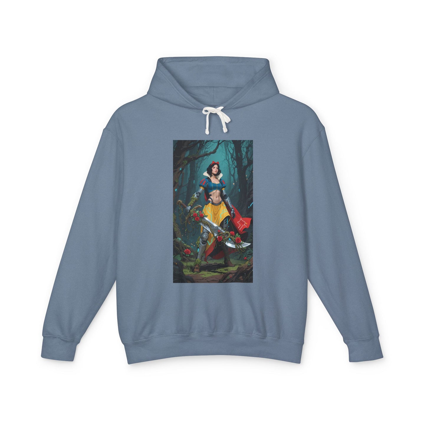 Cyber Snow White Hoodie | Futuristic Princess Hoodie | Anime Sci-Fi Pullover