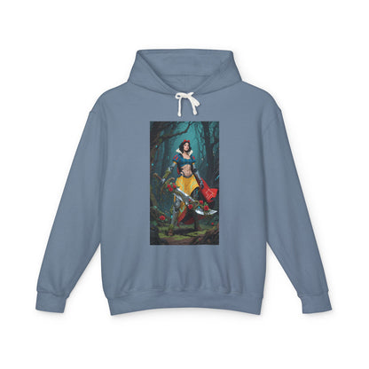 Cyber Snow White Hoodie | Futuristic Princess Hoodie | Anime Sci-Fi Pullover