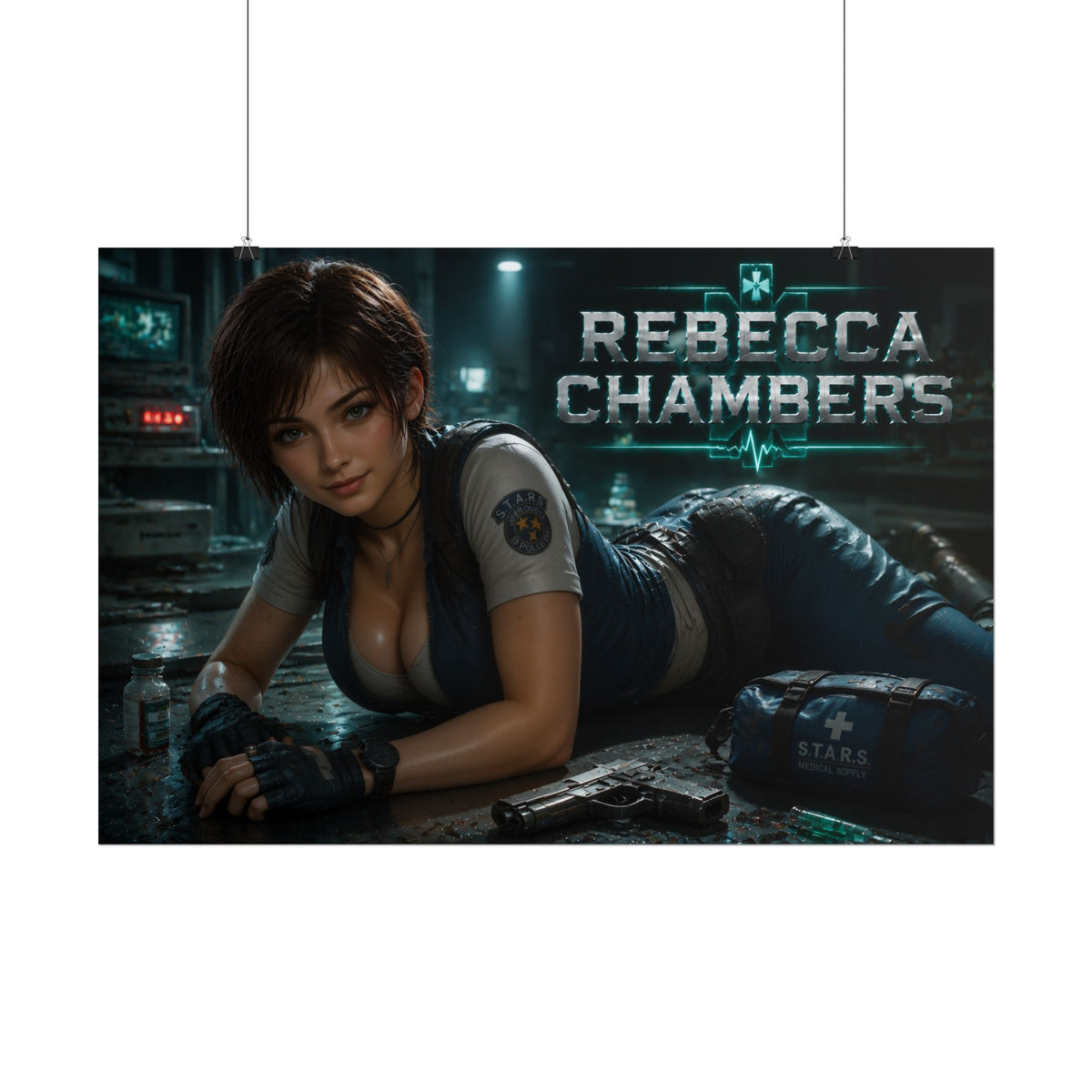 Rebecca Chambers Gaming Poster Wall Art Gamer Room Decor Collectible Print