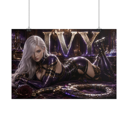 Ivy Valentine Character Poster Soulcalibur Gamer Room Wall Art Collectible Decor