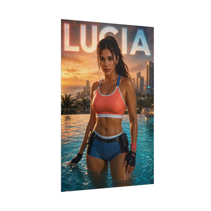Game Room Decor Lucia Wall Art Poster Collectible Character Print