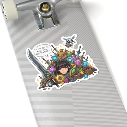 Наклейка Eve Stellar Blade – футуристична вінілова наклейка для ноутбуків, журналів та спорядження