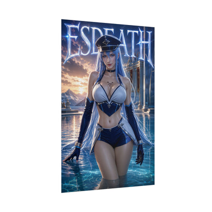 Esdeath Akame ga Kill Poster Anime Wall Art Manga Style Bedroom Room Decor