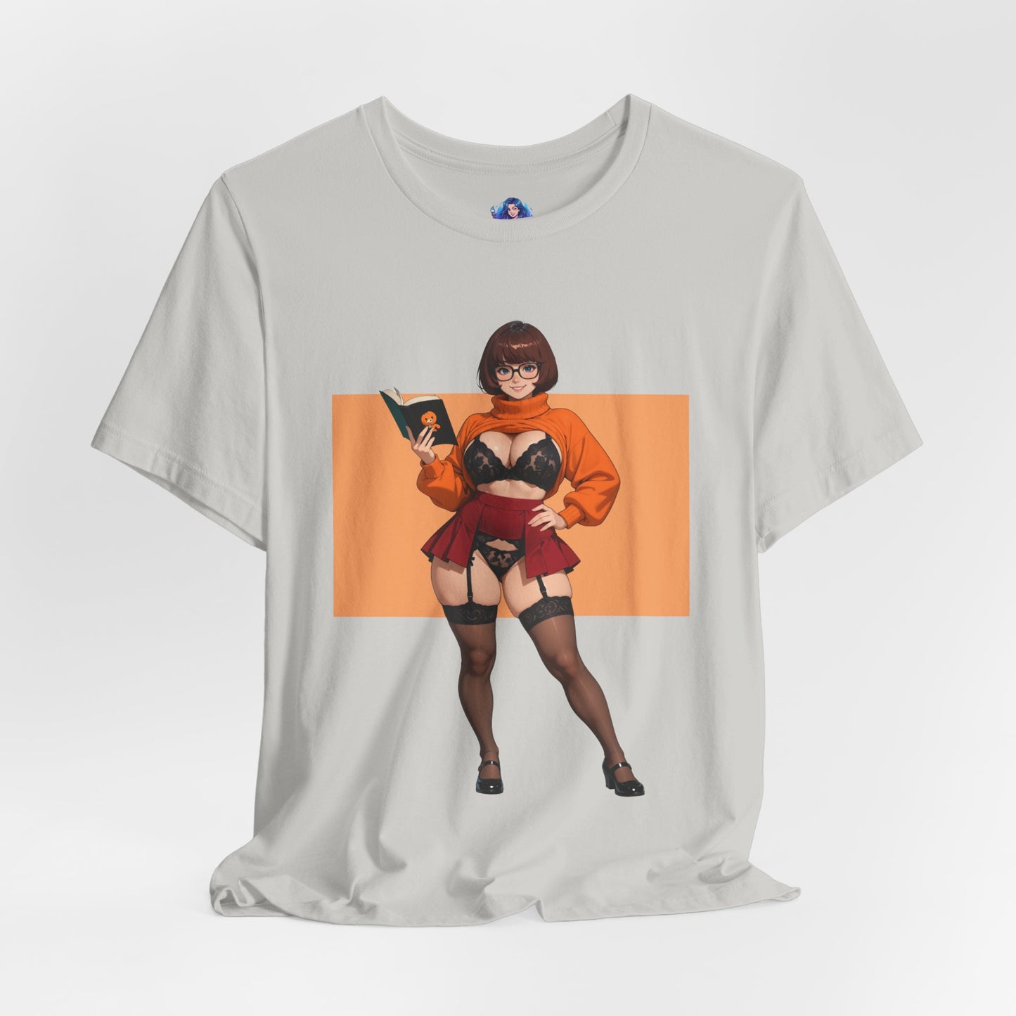 Velma Grafik-T-Shirt | Süßes Nerd-Girl-T-Shirt für Otakus und Retro-Fans | Smart-Heroine-Shirt