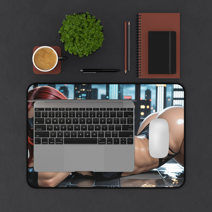 Batgirl Gaming Mouse Pad, Superhero Desk Mat, Comic Heroine Gaming Setup