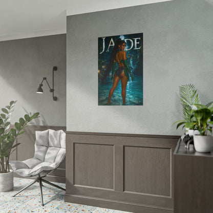 Jade Mortal Kombat Poster PC Gaming Wall Decor Bedroom Art Collector Gift