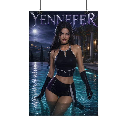 Fantasy Wall Art Yennefer The Witcher Poster Room Decor Collector Gift Art Print