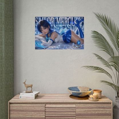 Anime Room Decor Sailor Mercury Sailor Moon Poster Wall Art Character Print