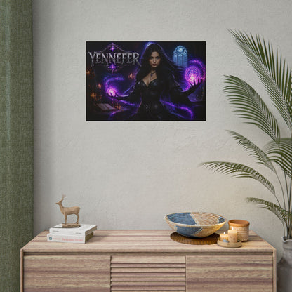 Yennefer Character Poster The Witcher Fantasy Room Wall Decor Collectible Art