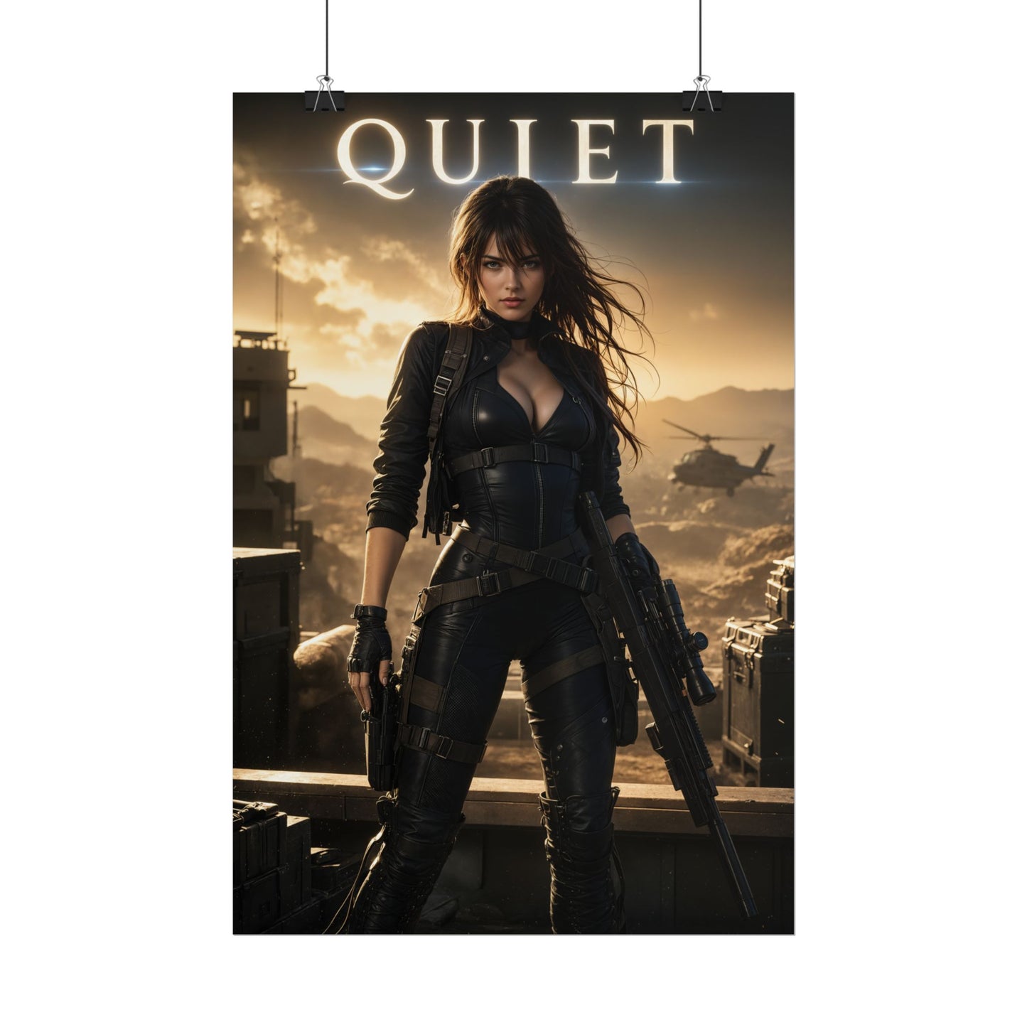 Quiet Metal Gear Solid Poster MGS Gaming Wall Art Print
