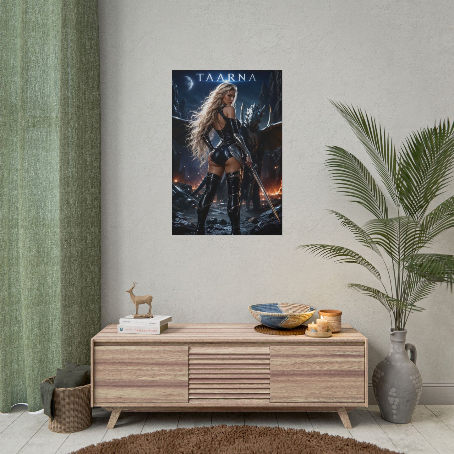 Taarna Heavy Metal Warrior Poster Fantasy Wall Art Print Decor