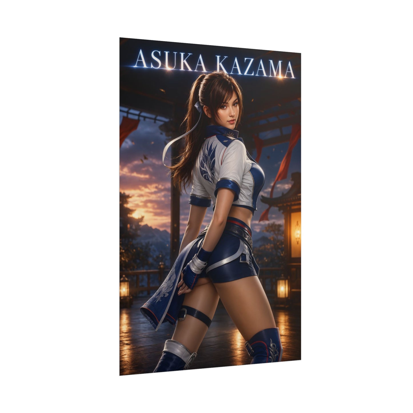 Asuka Kazama Poster, Tekken Wall Art, Gaming Poster, Room Decor