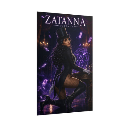 Zatanna Poster, DC Comics Wall Art, Magic Print, Superhero Decor